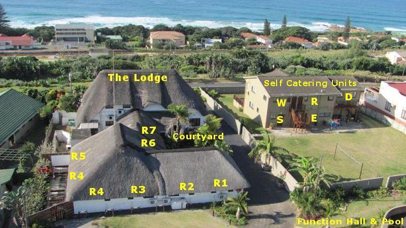 Khaya La Manzi Guest Lodge Hibberdene Buitenkant foto